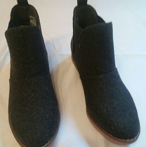 Stella Chase mini ankle boots charcoal gray sz 8.5